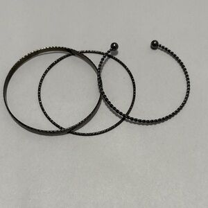 3 bangle bracelets